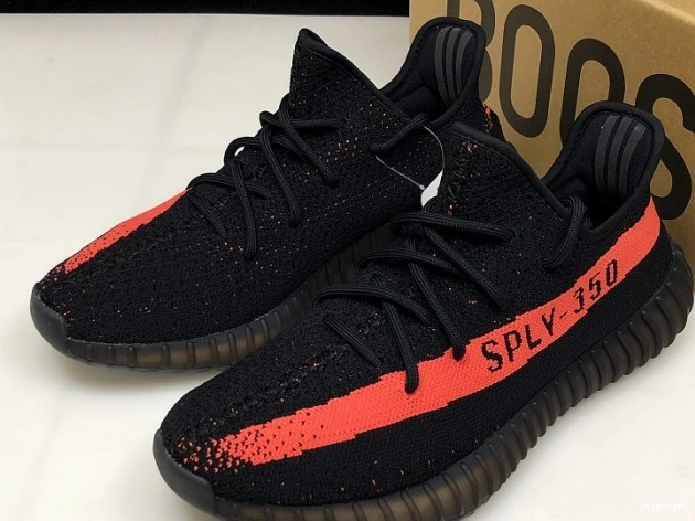Red 350 Adidas V2 Black Yeezy BY9612 Core Boost 0912